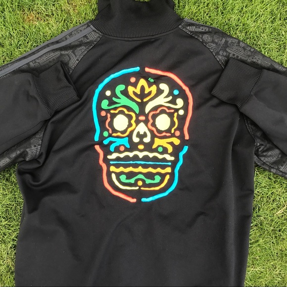 ADIDAS DIA DE LOS MUERTOS TRACK JACKET (RARE) - Picture 1 of 5